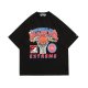 American Retro Street Culture Basketball Print Short Sleeve T-Shirt